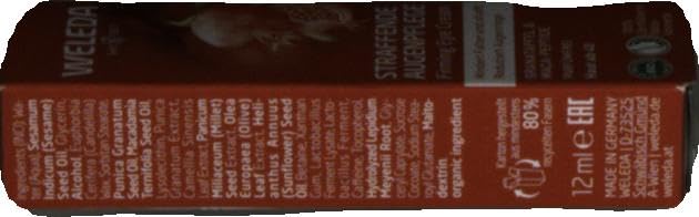 Weleda - Contorno de Ojos Reafirmante de Granada Reduce las Arrugas las Ojeras y las Bolsas Reafirma e Ilumina con Aceite de Granada y Péptidos de Raíz de Maca Tratamiento Natural - 12 ml