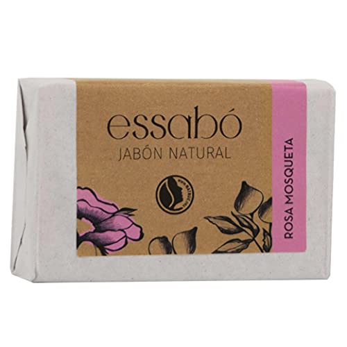 Essabó JABON Artesano Rosa MOSQUETA Estuche 6 Uds/100 gr, Estándar, Único