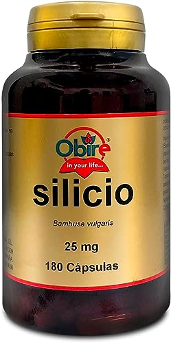 Obire | Silicio 25 mg | 90 Cápsulas | Fortalece Huesos, Cartílagos y Tendones | También se Encuenta en las Uñas, el Cabello y la Piel