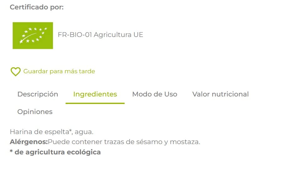 La Finestra Sul Cielo Pan Acimo de Espelta, 200g (Bio)