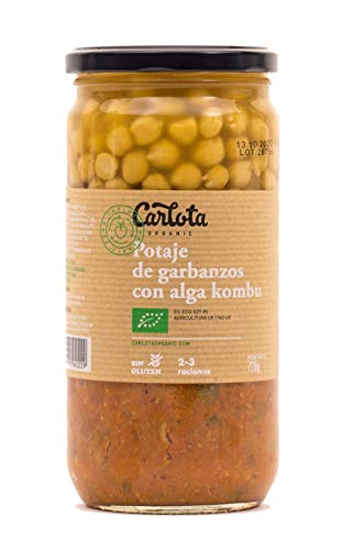 POTAJE DE GARBANZOS con alga kombu 720g. ECO SG