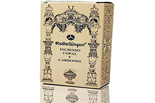 Radhe Incienso Copal Y Carbones Radhe 100 Gr Incienso Radhe 100 Gramos 300 g