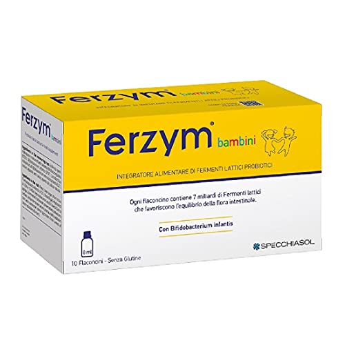 Specchiasol Ferzym Junior | Para los niños pequeños | 10 viales / 8 ml