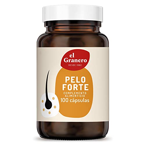 El Granero Integral - Peloforte - 100 Cápsulas - Elaborado a Base de Extractos de Plantas, Cisteína, Vitaminas y Minerales - Ayuda a la Salud del Cabello y de las Uñas