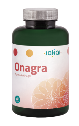 Aceite de Onagra Sakai 450 perlas, rico en GLA