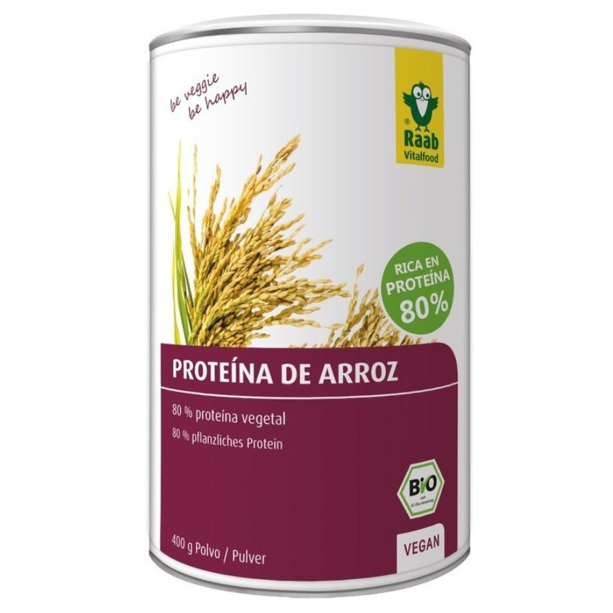 RAAB VITALFOOD PROTEINA DE ARROZ natural 400gr. BIO SG VEGAN