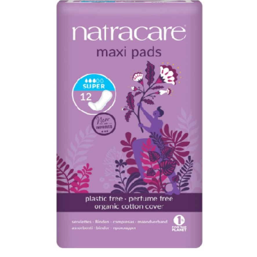 Compresa Super Sin Alas Vegan 12uds Natracare