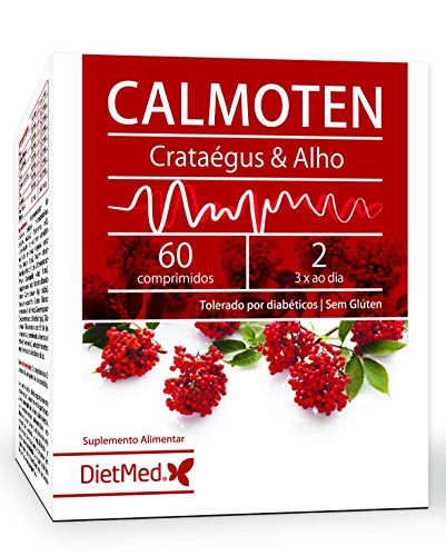 Dietmed | Calmoten - 60 Comprimidos | Espino Blanco & Ajo