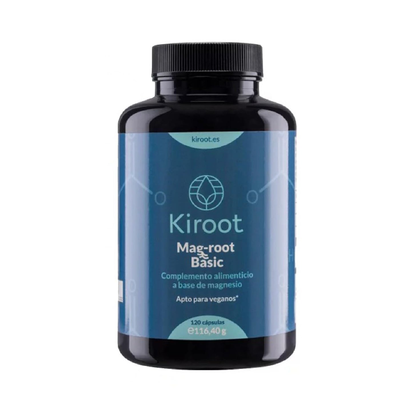 Kiroot Mag-Root Basic 120 Cápsulas - Complemento Alimenticio para Huesos y Músculos | Beneficios para la Salud Ósea y Muscular en una Sola Cápsula | Apto para Veganos