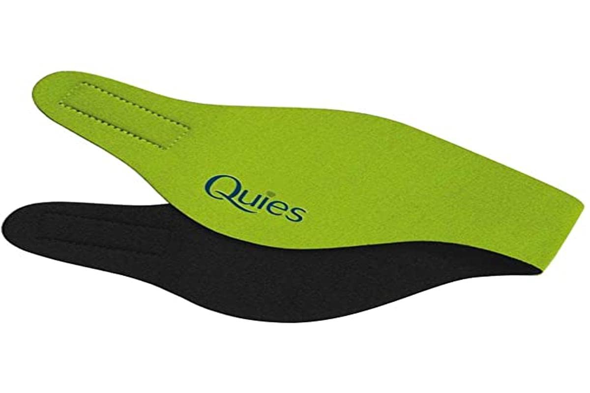 Quies - Banda neopreno protec. auditiva, color amarillo verdoso, Large (58 cm), 1 unidad