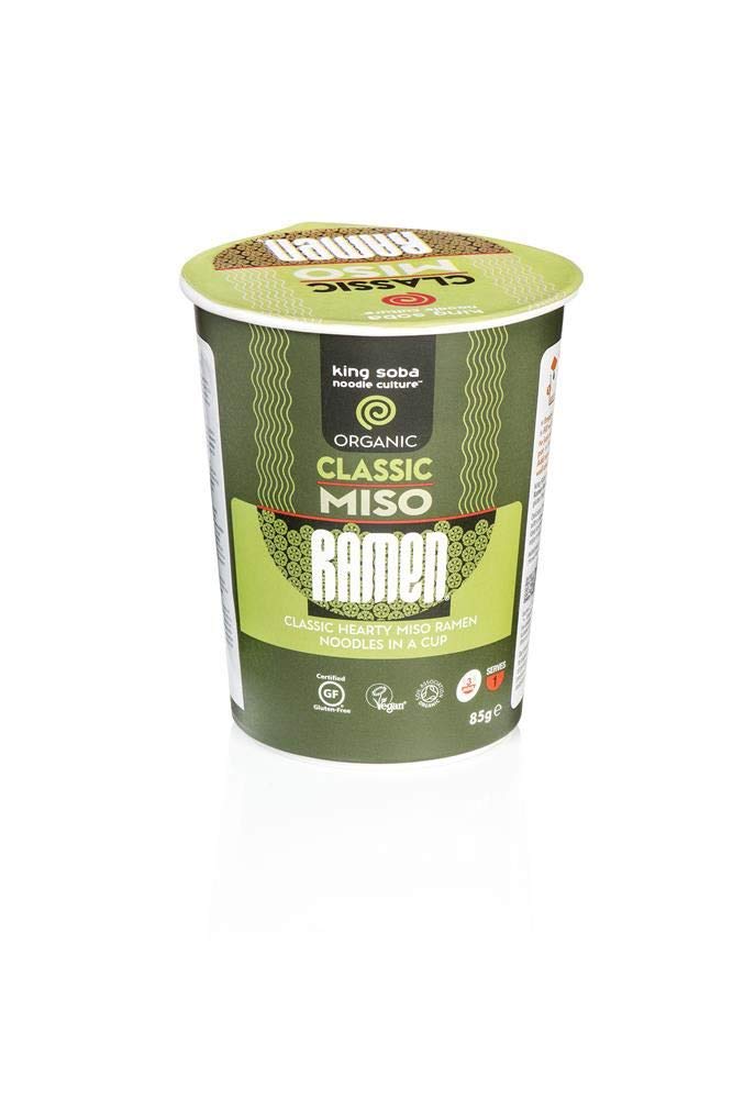 King Soba Vaso Ramen Miso S/G 85G King Soba 1 Unidad 300 g