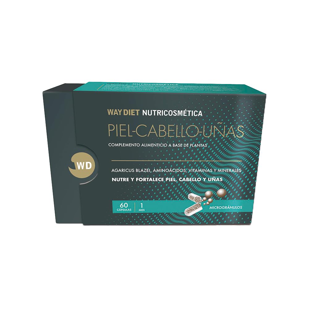 Nutrición para el cabello, piel y uñas 60 cápsulas Nutricosmética