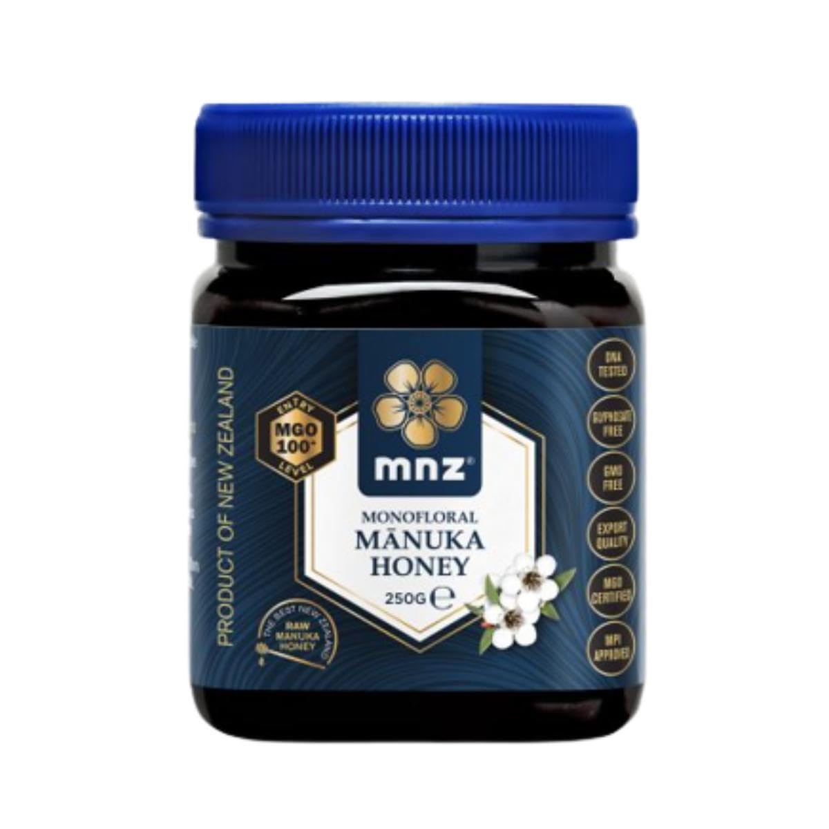 MANUKA NEW Miel DE Manuka MONOFLORAL MGO 100+ 250G, Estándar, Único