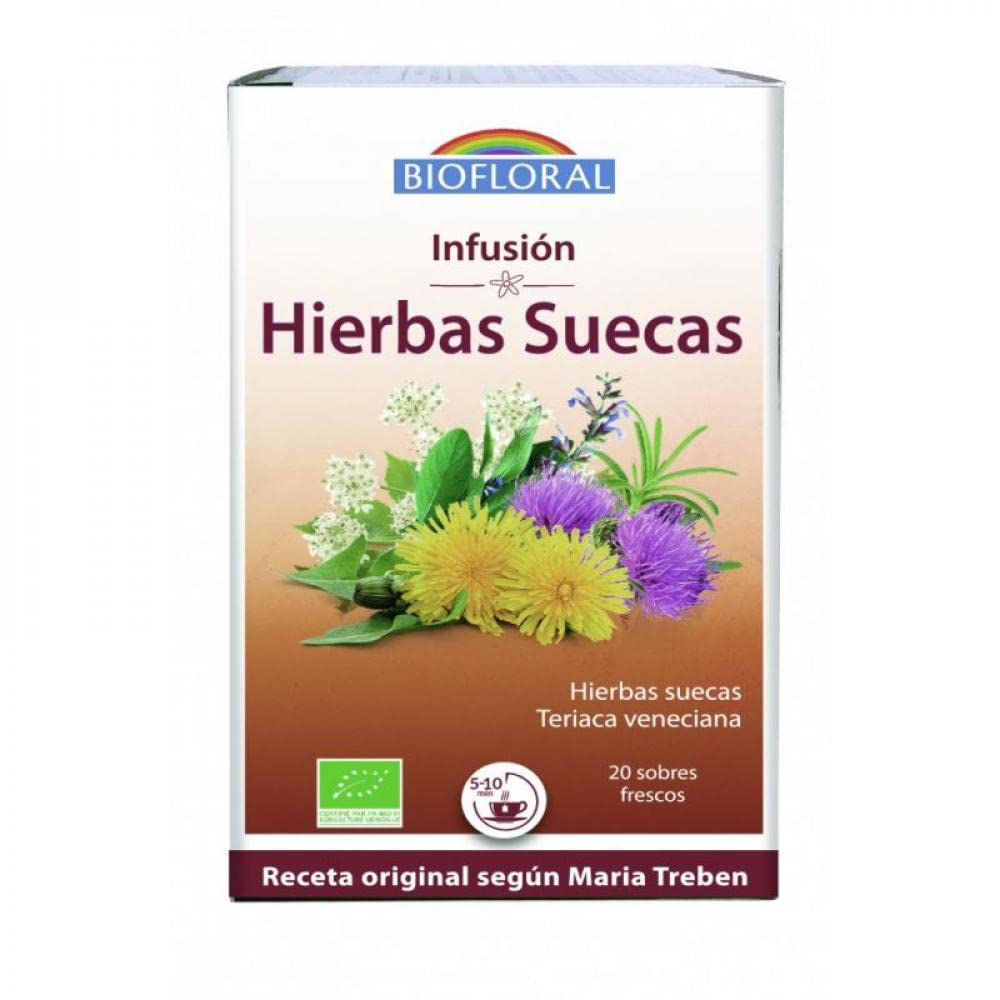 Biofloral, Hierbas Suecas Bio - X 20 Sobres 24 Gr, 1 unidad