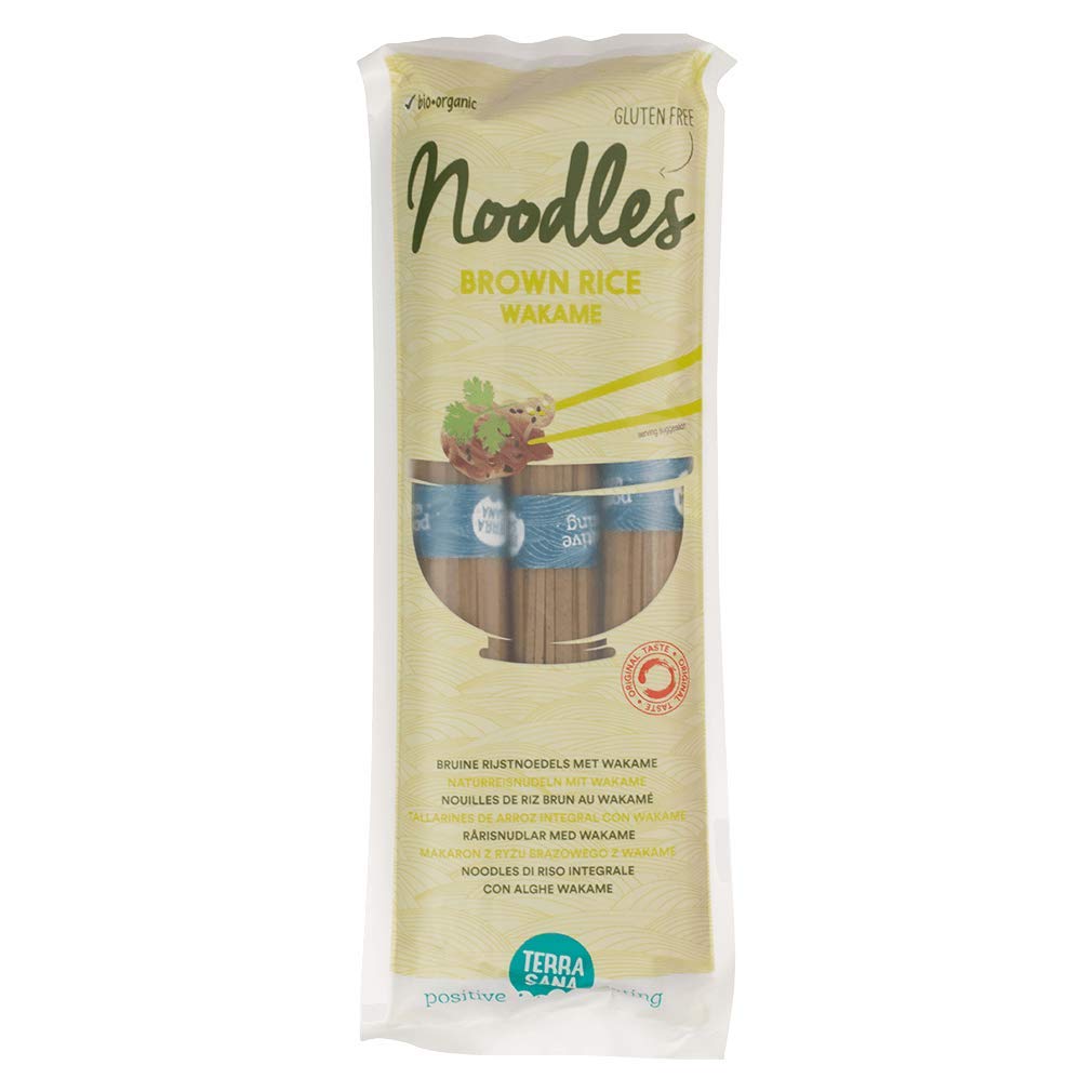 Terra Sana - Noodles de arroz integral y wakame - 5850-250gr-Terrasana