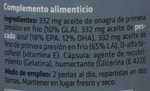 Sotya Omega 3 6 9 - Complemento Alimenticio Elaborado con Aceites Vegetales y Pescado - Rico en Ácidos Grasos Esenciales – 50 Capsulas Blandas de 1400mg – Alto Contenido en EPA, DHA, LA y GLA
