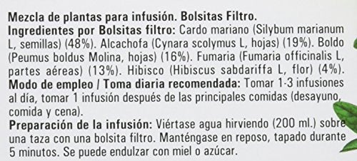 Fitosol Té Hepa - 20 Filtros (8412016359720)