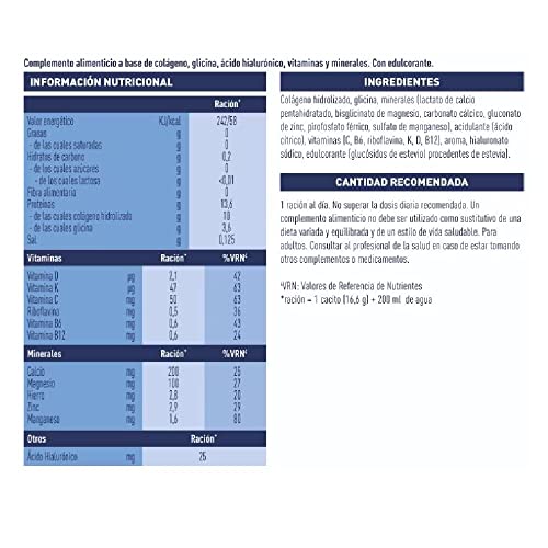 Meritene | Mobilis Advanced Collagen | Suplemento Nutricional | Para el Cuidado de Articulaciones Músculos y Huesos | Colágeno y Vitaminas | Formato en Polvo | Sabor Limón | 24 Raciones | 400 gr