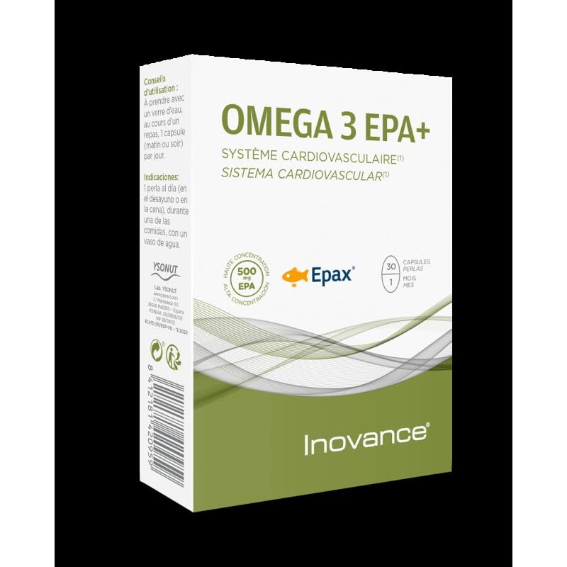 INOVANCE Omega 3 EPA+ 30perl, Negro, Estandar