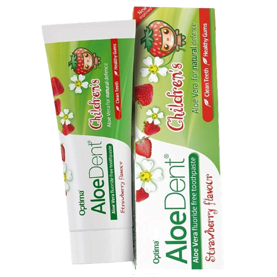 Dentifrico AloeDent para Niños Sabor Fresa 50ml Optima