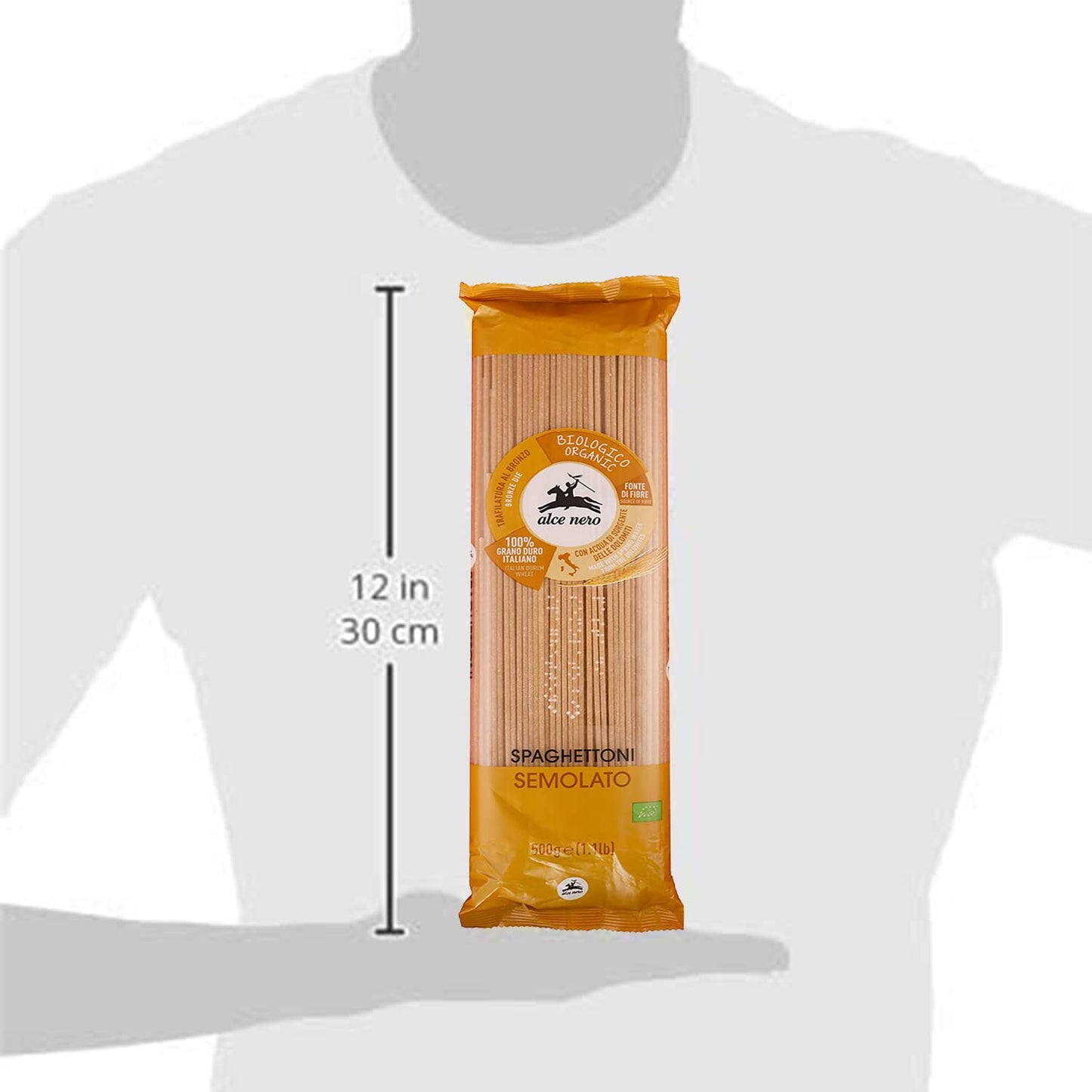 SPAGHETTI N. 3 DI SEMOLA BIO ALCE NERO 500G (08397