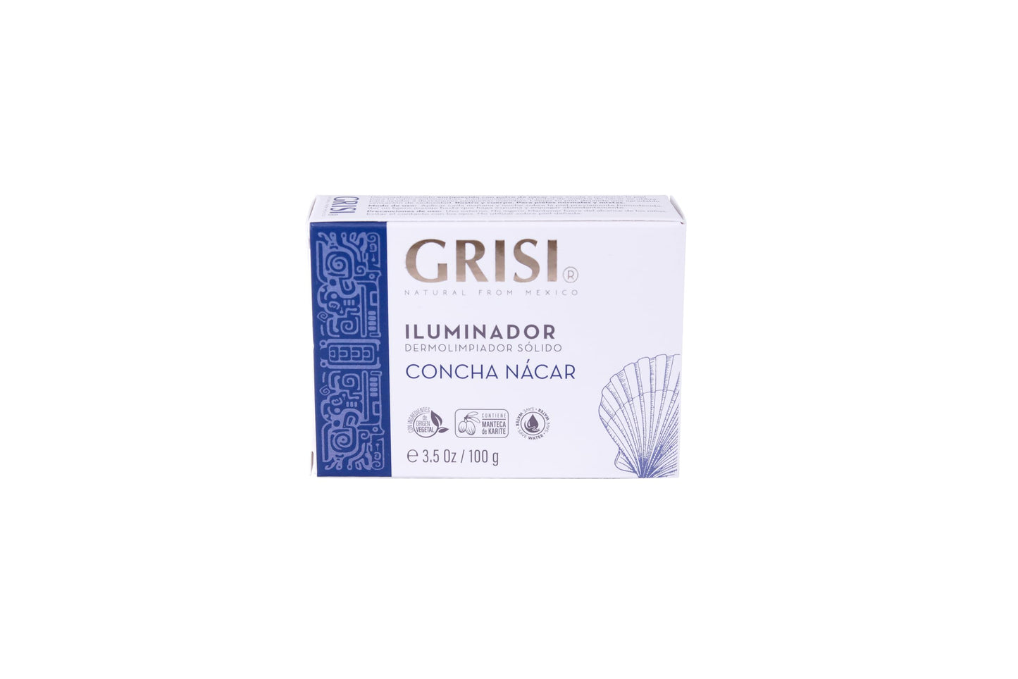 Grisi - Dermojabón Concha Nácar, Ayuda a Desvanecer Pequeñas Manchas de la Piel - 100 Gramos