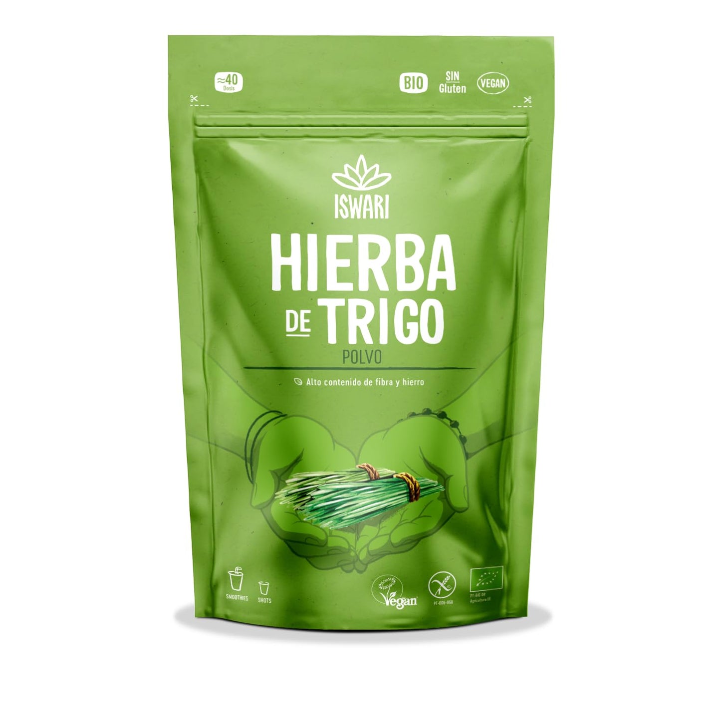 Iswari Hierba De Trigo Superalimento 125Gr; Bio 1 Unidad 200 g