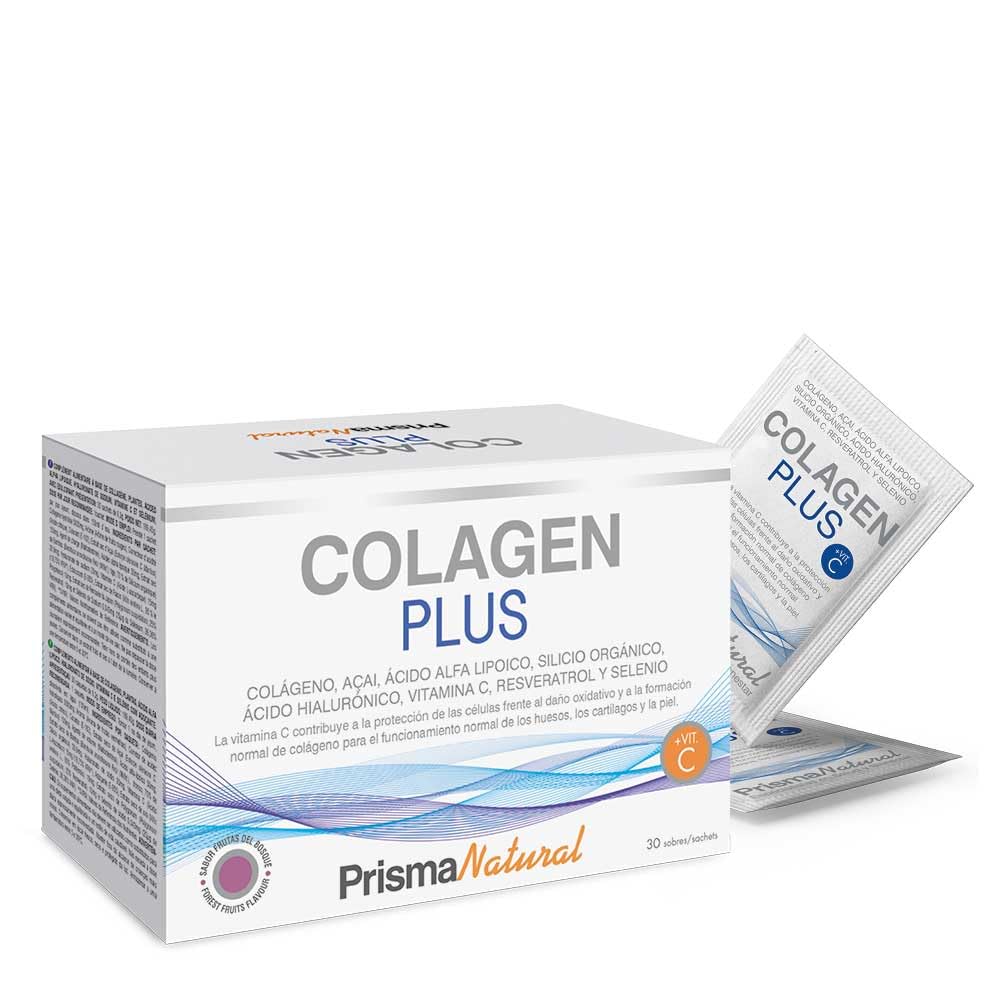 Prisma Natural Plus Anti-aging Stick Colágeno - 30 Unidades, 215 g. Complemento alimenticio de colageno hidrolizado, ingredientes como: acido hialuronico, resveratrol,silicio organico y vitamina C