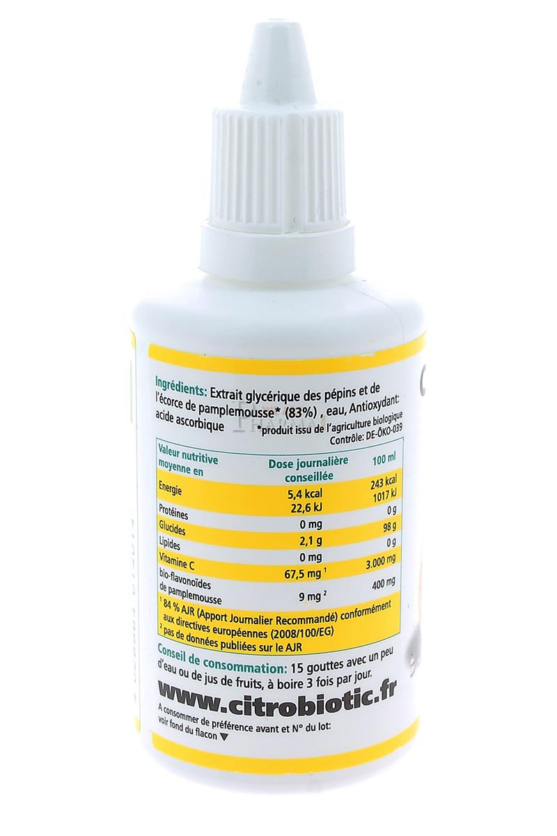 CITROBIOTIC Grapefruit Organic Liquid - 50ml by CitroBiotic