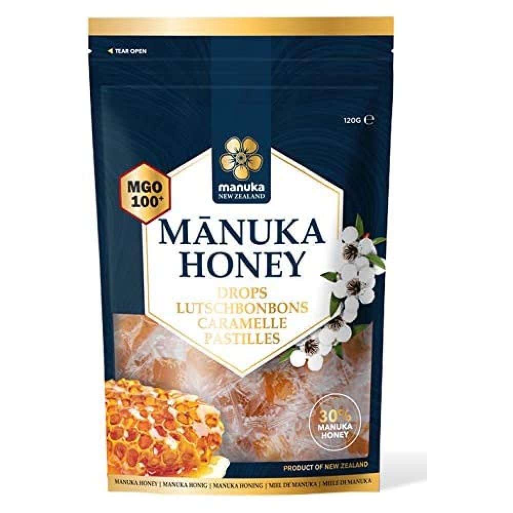 MIEL DE MANUKA MGO 100+ 30% & ISOMALT CARAMELOS 12
