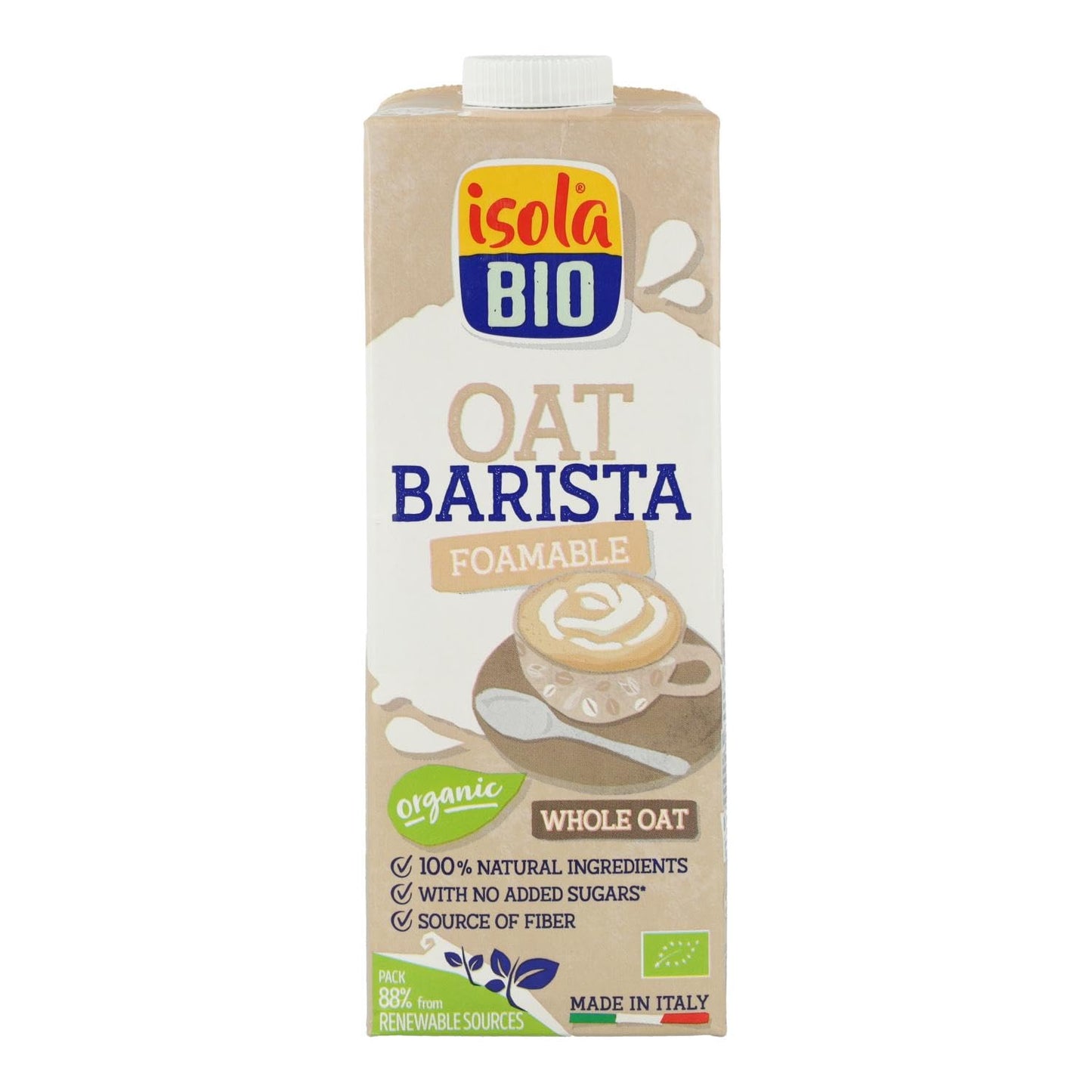 BEBIDA VEGETAL AVENA SIN AZUCAR BIO 1 Litro