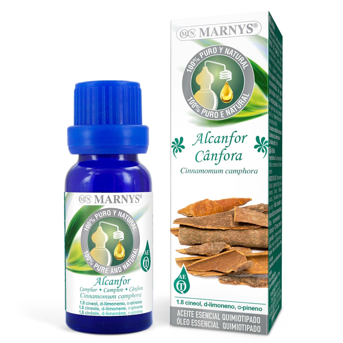 MARNYS Aceite Esencial Alcanfor 100% Puro Quimiotipado 15ml