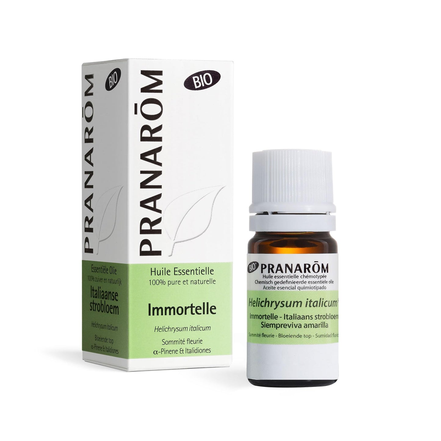 PRANAROM - Siempreviva ORGÁNICA - Aceite esencial quimiotipado - Cuidado de la piel y la tristeza - 100% puro y natural - HECT - 5ml