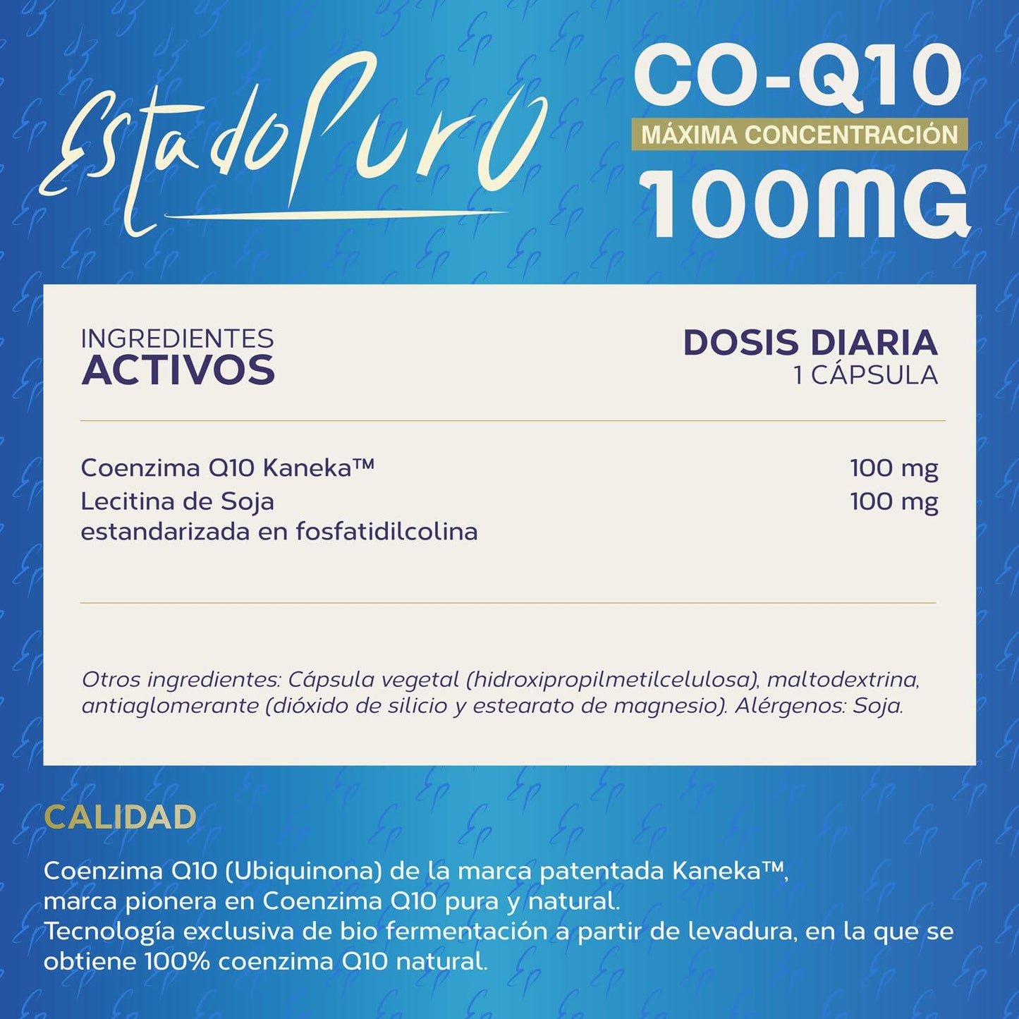 Coenzima Q10 100 mg Estado Puro | CoQ10 Ubiquinona Patentada Kaneka™ | Potente Antioxidante | Reforzada con Fosfatidilcolina para Mayor Asimilación | 100% Vegano, No-GMO | 60 Cápsulas | TONGIL