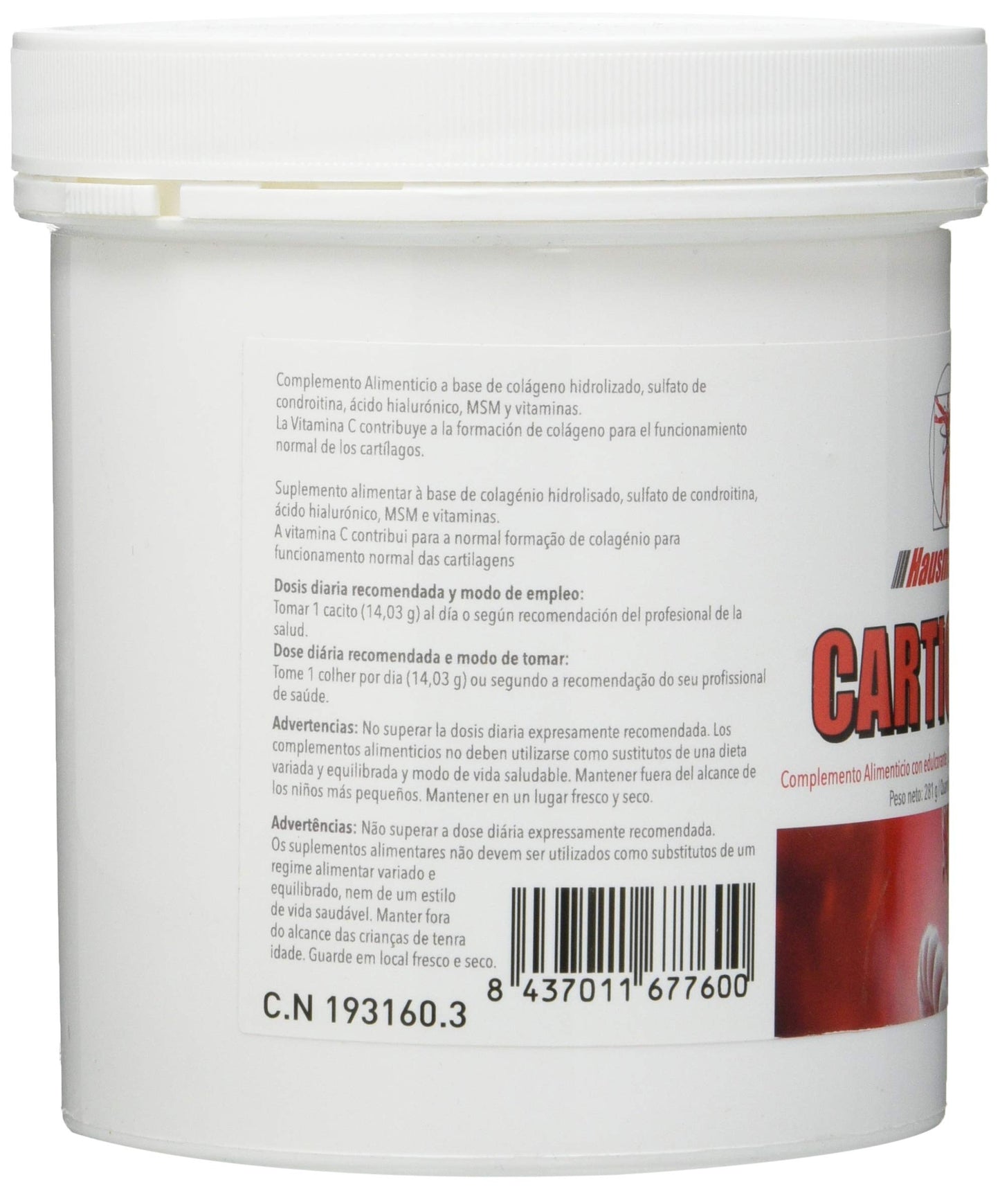 Hausmann B Cartigenol 265 Gr 265 Gr 100 ml