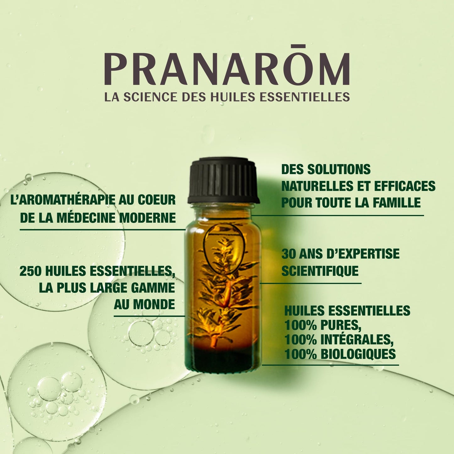 PRANARÔM - Menta piperita - Aceite esencial quimiotipado - Digestión e higiene bucal - 100% puro y natural - HETC - 10 ml