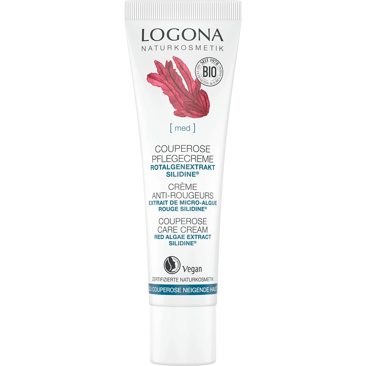 Logona Crema Facial Cuperosis Alga Roja 30Ml. 200 g