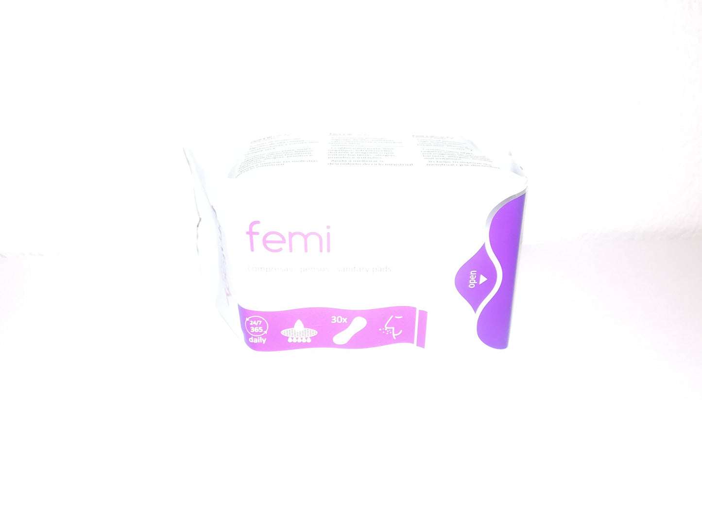 Femilady Salvaslip Compresas Sin Alas 8 Capas 30 Uds. 100 ml, 30 unidad, 1
