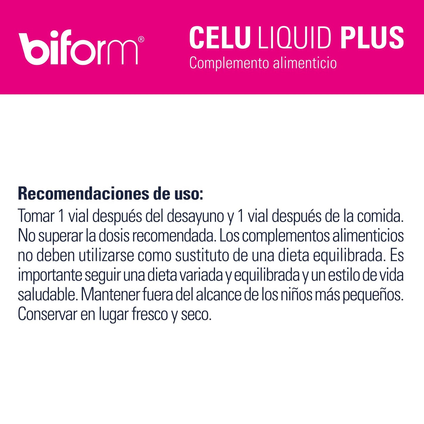 Dielisa, Biform, Celulíquid Plus Complemento Alimenticio, 14 viales