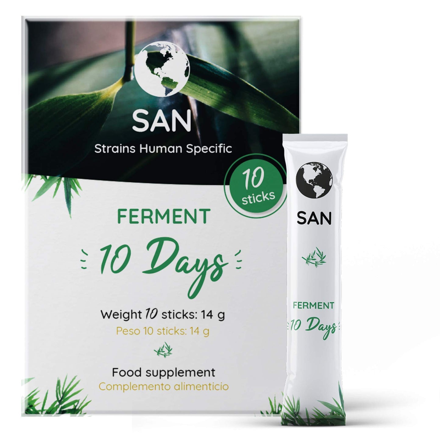 Probioticos San Ferment 10 Days - 10 Sobres