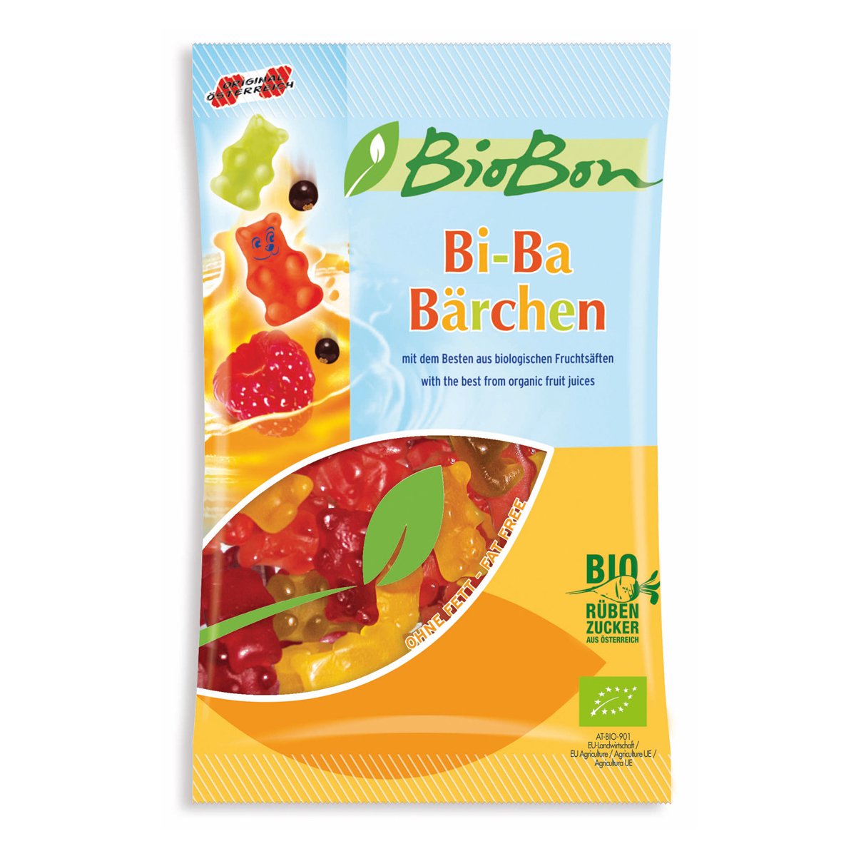 CARAMELOS DE OSITOS DE GOMA CON ZUMO DE FRUTA BIO