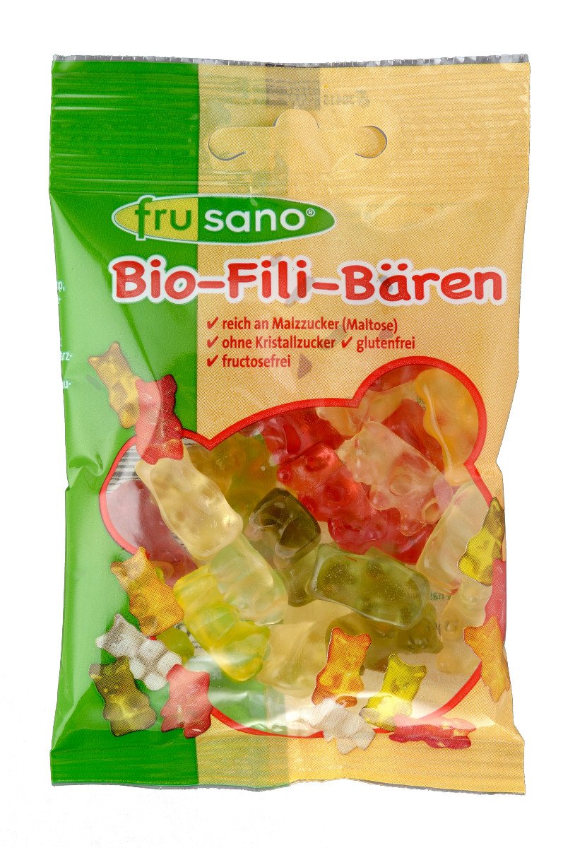 Ositos de gominola organicos con gelatina Frusano 50 g
