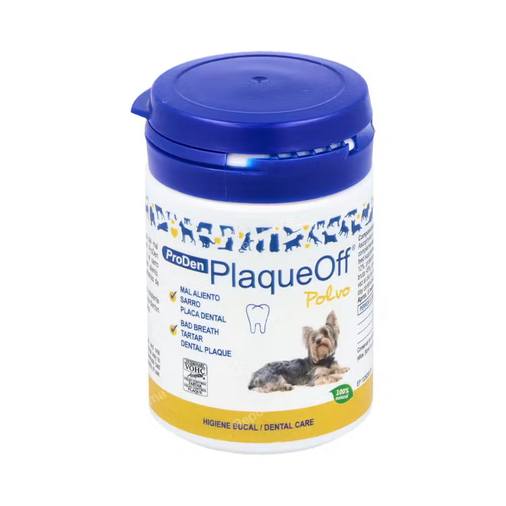 PLAQUE OFF POLVO PERRO 40G SWEDENCARE VET