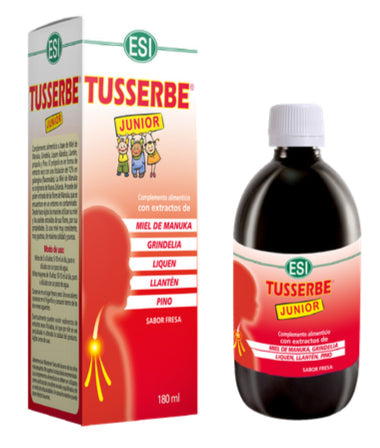 Jarabe infantil Tusserbe Junior ESI 180 ml con miel de Manuka