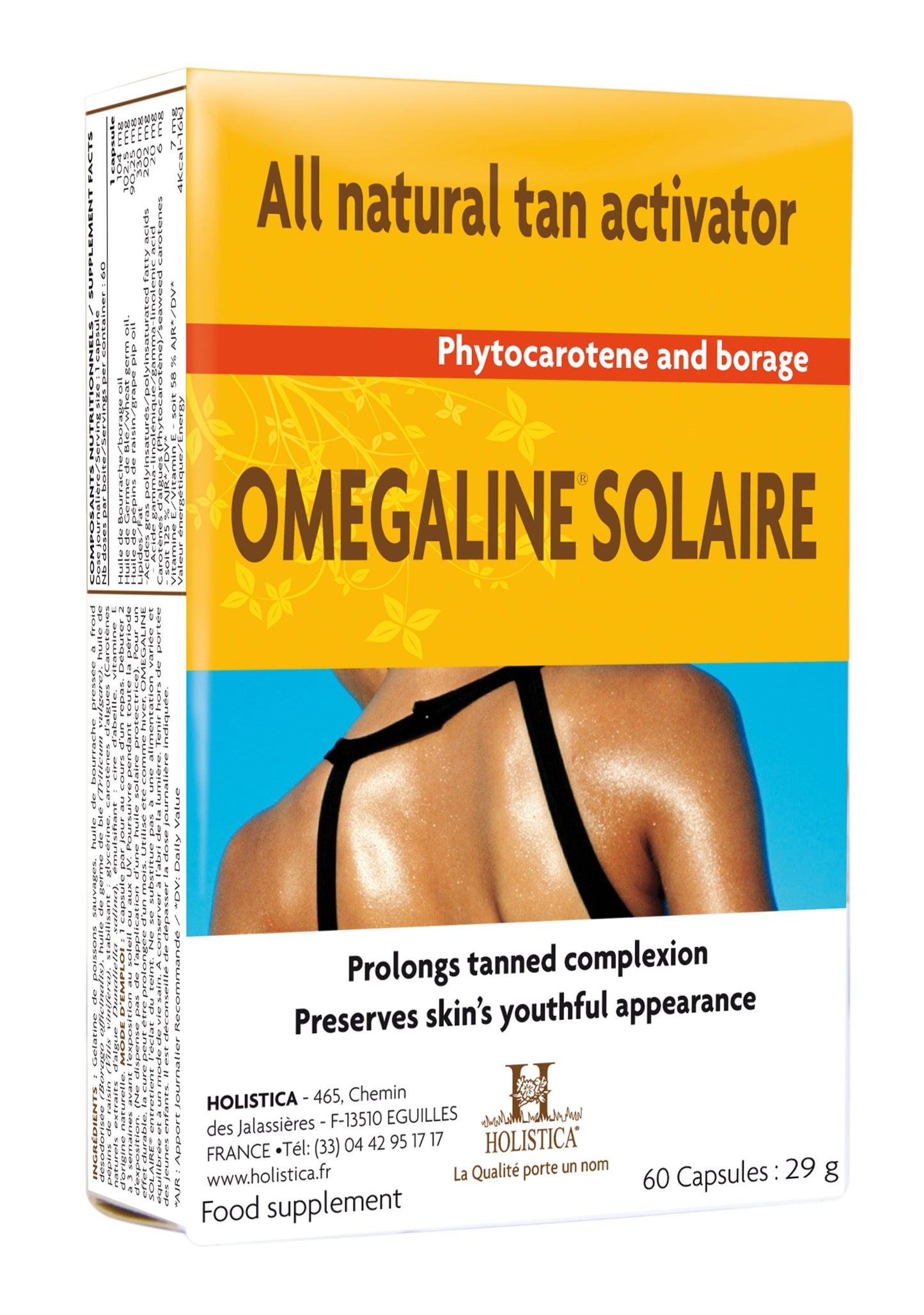 Omegaline Solaire 60 cápsulas