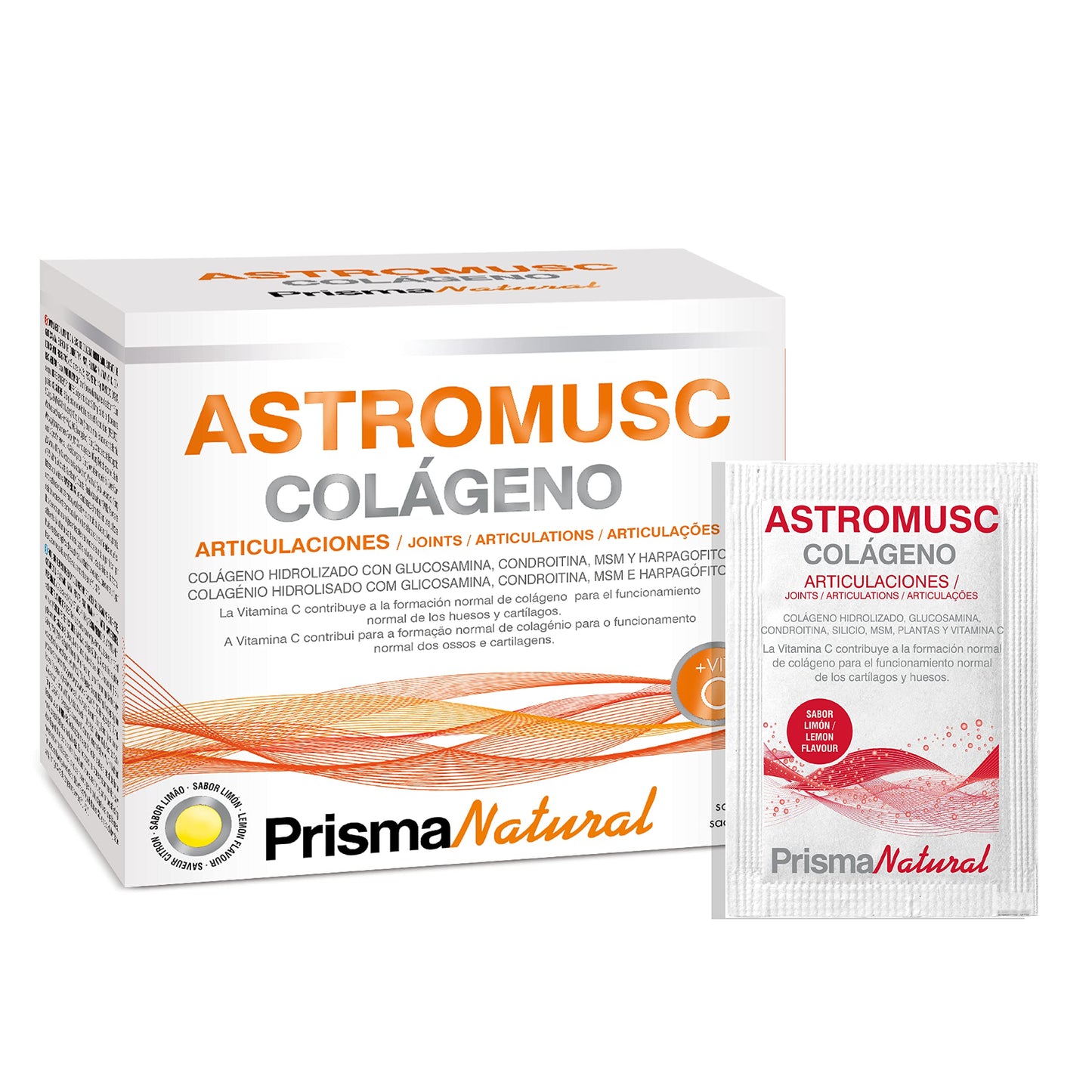 Prisma Natural - Astromusc 20 Sobres, color Blanco, 144 gramos