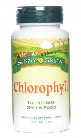 Clorofila Solaray 90 comprimidos antioxidante detoxificante y energizante