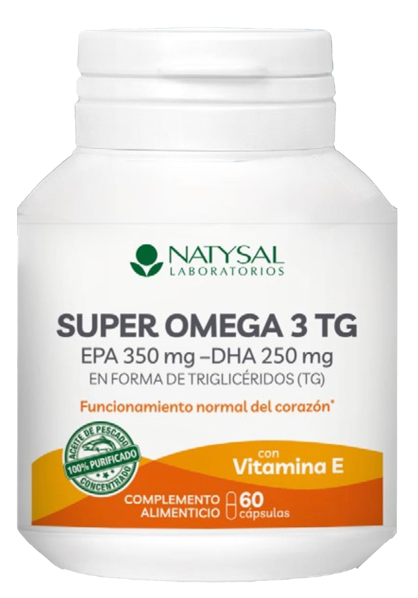 Super Omega 3 TG Natysal – 60 Cápsulas Salud Cardiovascular