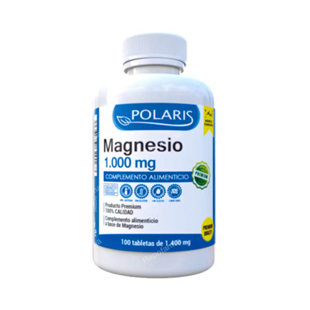 POLARIS MAGNESIO 1000mg. 100comp.