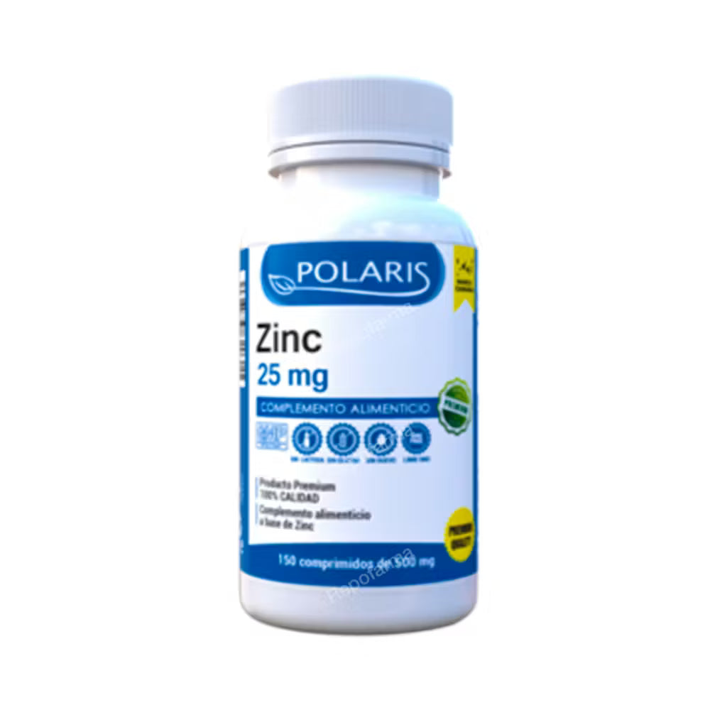 ZINC 25mg. 150comp. POLARIS